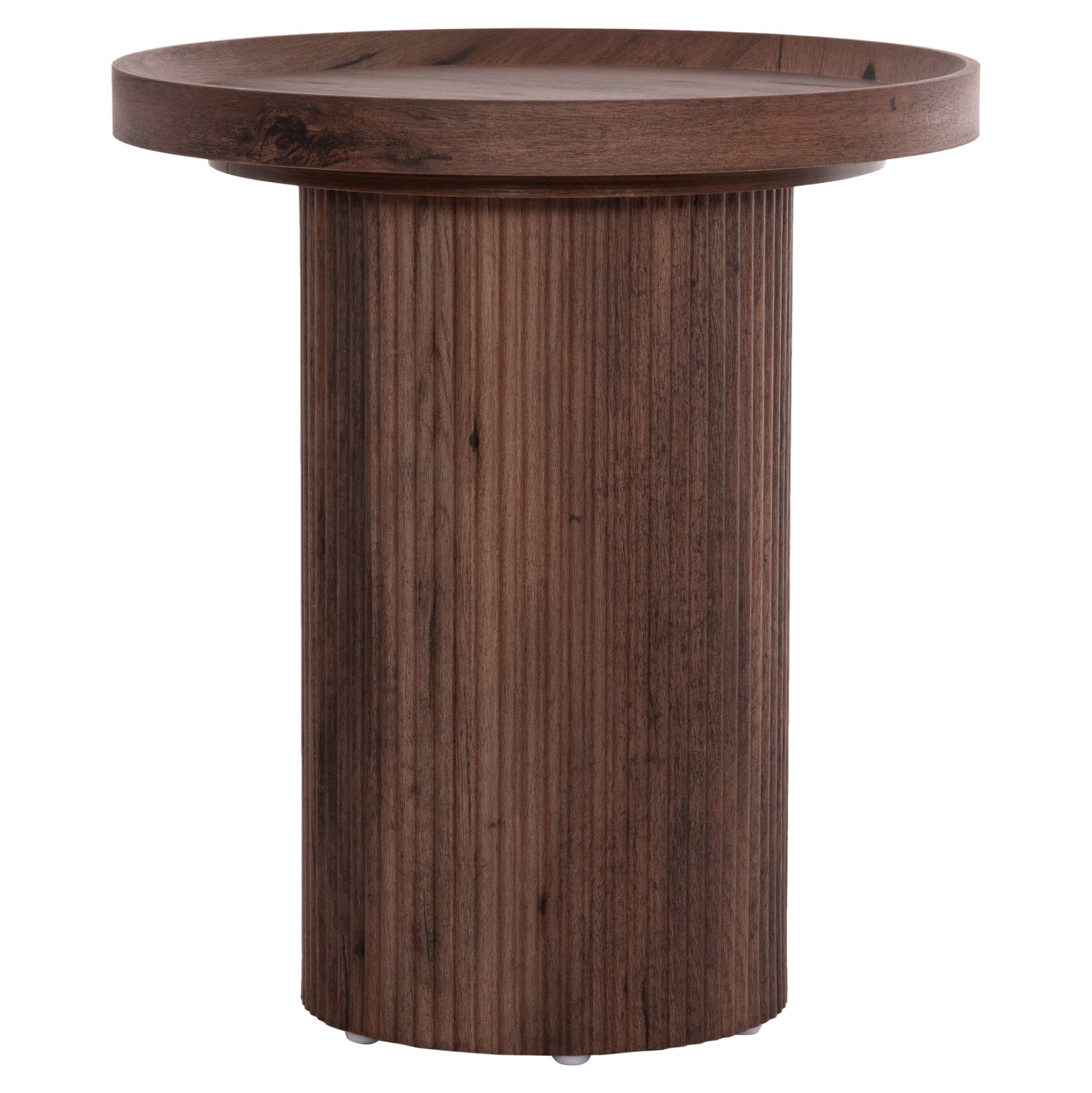 ΒΟΗΘΗΤΙΚΟ ΤΡΑΠΕΖΙ MARGON HM18027 MDF ΣΕ ΣΚΟΥΡΟ ΚΑΦΕ ΞΥΛΟΥ Φ45x50,5Υεκ. - Pakobazaar
