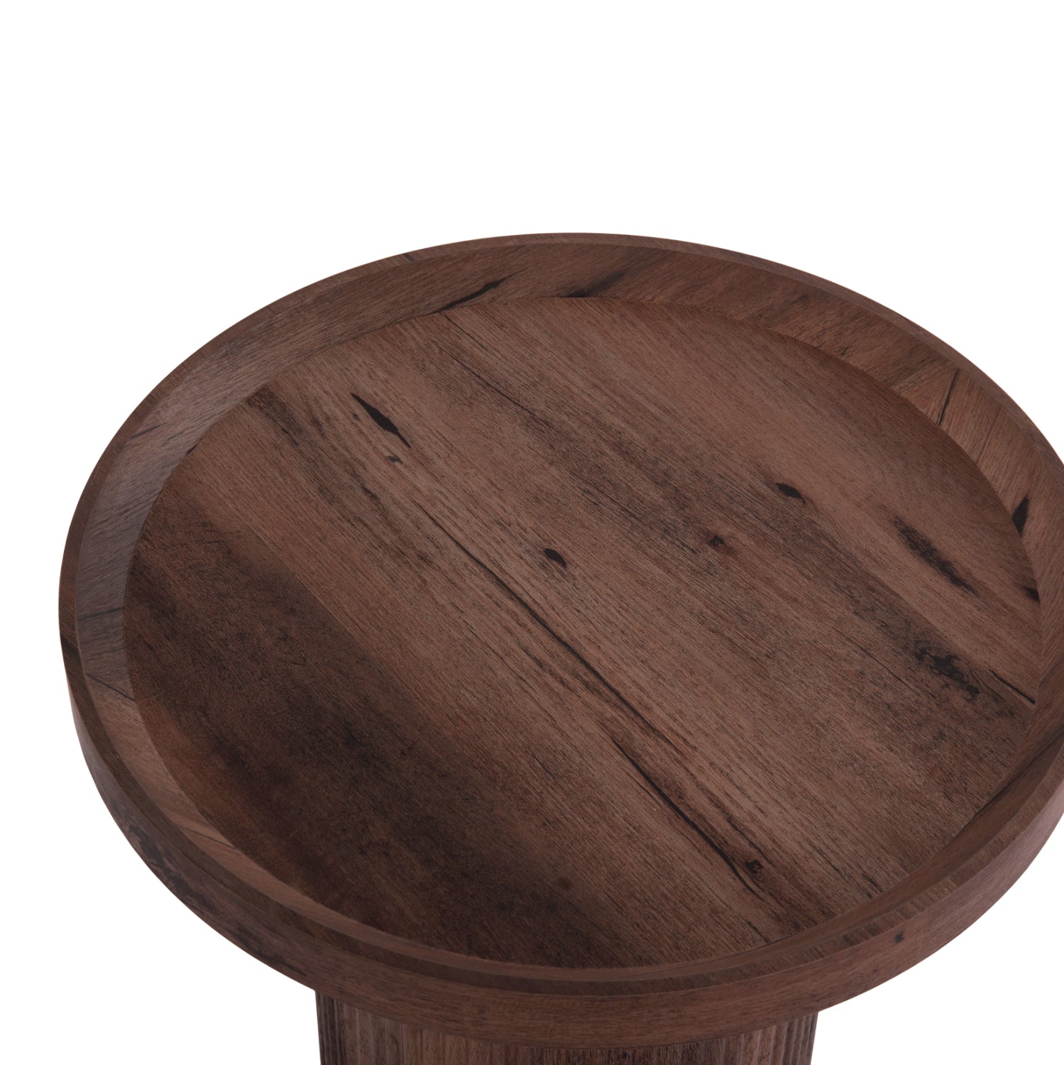ΒΟΗΘΗΤΙΚΟ ΤΡΑΠΕΖΙ MARGON HM18027 MDF ΣΕ ΣΚΟΥΡΟ ΚΑΦΕ ΞΥΛΟΥ Φ45x50,5Υεκ. - Pakobazaar
