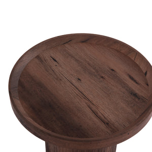 ΒΟΗΘΗΤΙΚΟ ΤΡΑΠΕΖΙ MARGON HM18027 MDF ΣΕ ΣΚΟΥΡΟ ΚΑΦΕ ΞΥΛΟΥ Φ45x50,5Υεκ. - Pakobazaar