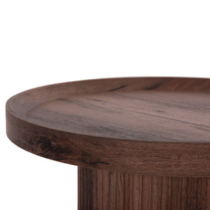 ΒΟΗΘΗΤΙΚΟ ΤΡΑΠΕΖΙ MARGON HM18027 MDF ΣΕ ΣΚΟΥΡΟ ΚΑΦΕ ΞΥΛΟΥ Φ45x50,5Υεκ. - Pakobazaar
