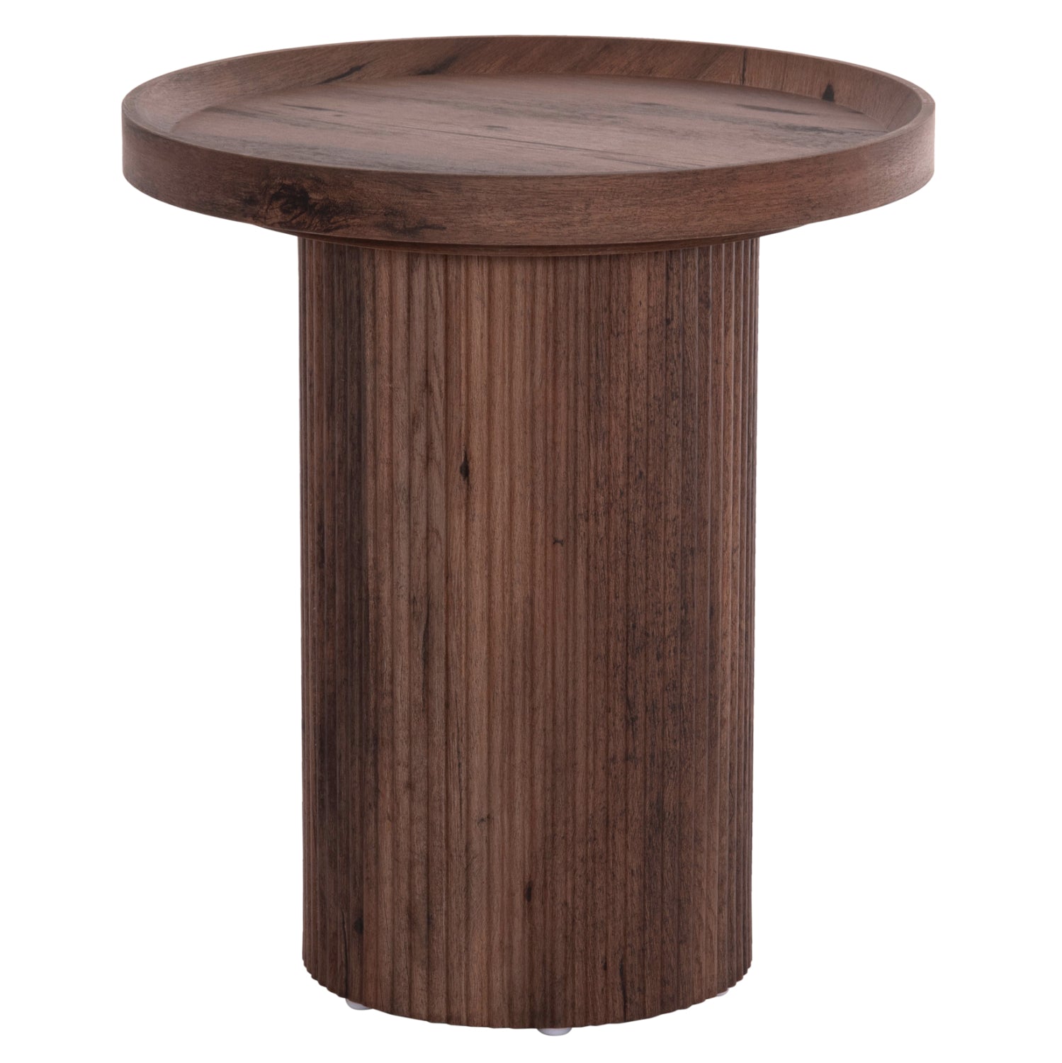 ΒΟΗΘΗΤΙΚΟ ΤΡΑΠΕΖΙ MARGON HM18027 MDF ΣΕ ΣΚΟΥΡΟ ΚΑΦΕ ΞΥΛΟΥ Φ45x50,5Υεκ. - Pakobazaar