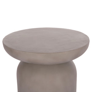 ΒΟΗΘΗΤΙΚΟ ΤΡΑΠΕΖΙ ANNA HM18160.03 FIBER CEMENT ΣΕ ΓΚΡΙ--Φ60x76Υεκ. - Pakobazaar