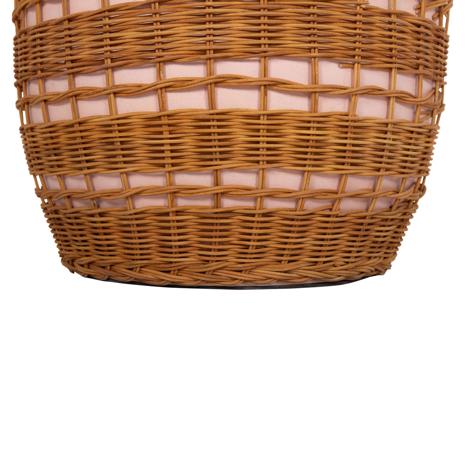 ΒΟΗΘΗΤΙΚΟ ΤΡΑΠΕΖΙ VILHENA HM18166 FIBER CEMENT ΡΟΖ-RATTAN ΦΥΣΙΚΟ Φ44.5x45Υεκ. - Pakobazaar
