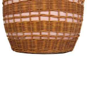 ΒΟΗΘΗΤΙΚΟ ΤΡΑΠΕΖΙ VILHENA HM18166 FIBER CEMENT ΡΟΖ-RATTAN ΦΥΣΙΚΟ Φ44.5x45Υεκ. - Pakobazaar