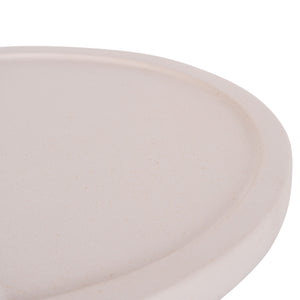 ΒΟΗΘΗΤΙΚΟ ΤΡΑΠΕΖΙ TRED(T) HM18169.02 FIBER CEMENT ΛΕΥΚΟ-ΦΥΣΙΚΟ RATTAN--Φ40x61Υεκ. - Pakobazaar