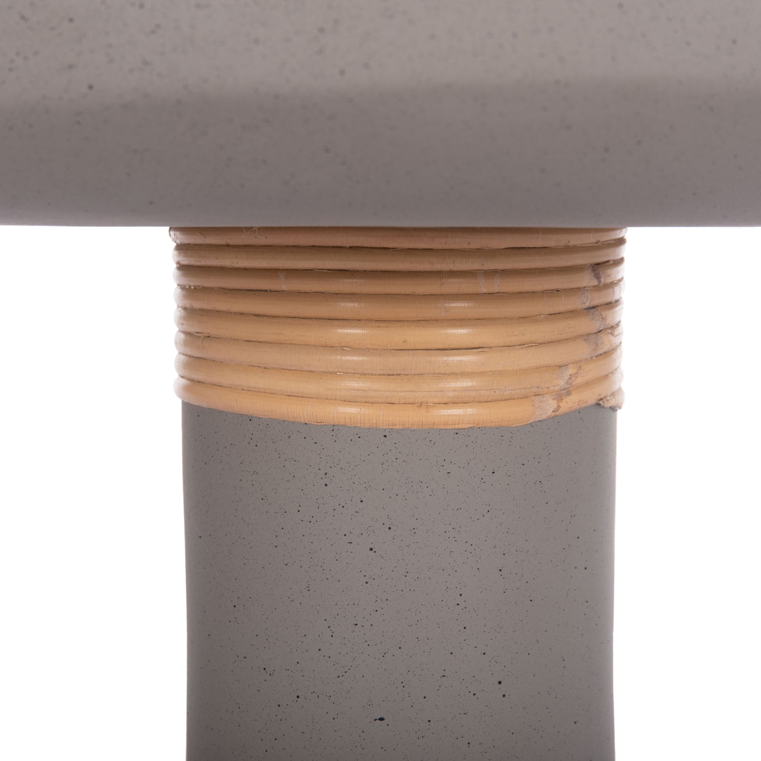 ΒΟΗΘΗΤΙΚΟ ΤΡΑΠΕΖΙ TRED(T) HM18169.03 FIBER CEMENT ΓΚΡΙ-ΦΥΣΙΚΟ RATTAN--Φ40x61Υεκ. - Pakobazaar