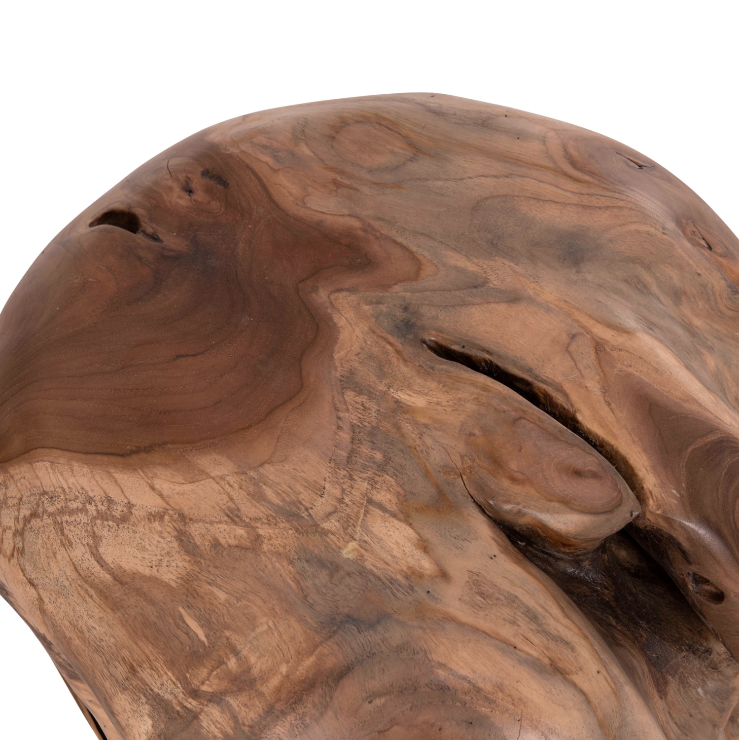 ΒΟΗΘΗΤΙΚΟ ΤΡΑΠΕΖΙ LOGGY HM18295 ΞΥΛΟ TEAK--ΦΥΣΙΚΟ 50x50x50Υεκ. - Pakobazaar