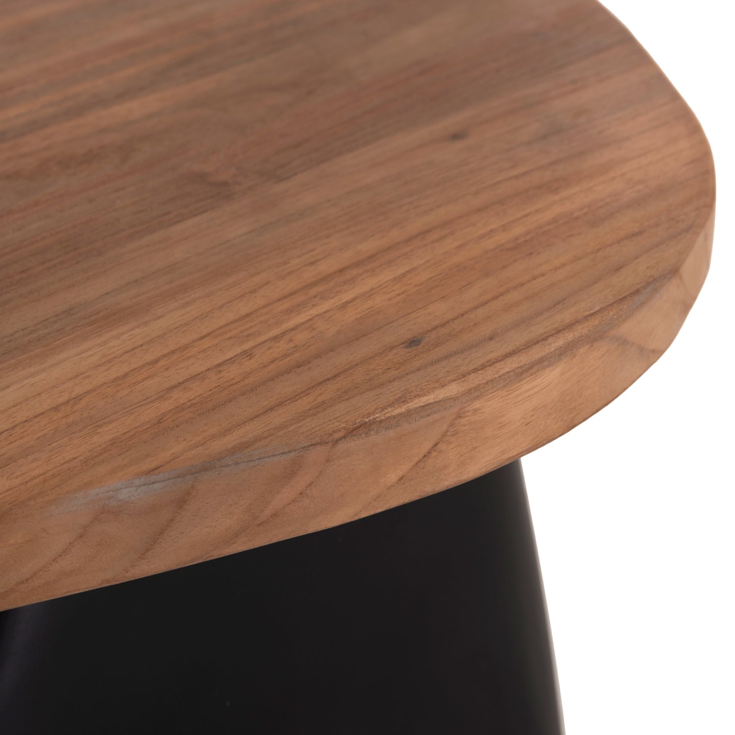 ΒΟΗΘΗΤΙΚΟ ΤΡΑΠΕΖΙ AIDA HM4692.01 FIBER CEMENT ΜΑΥΡΟ--ΞΥΛΟ TEAK TOP 47x60x59Υεκ - Pakobazaar