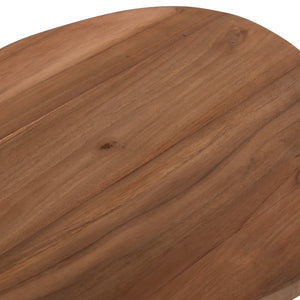 ΒΟΗΘΗΤΙΚΟ ΤΡΑΠΕΖΙ AIDA HM4692.02 FIBER CEMENT ΛΕΥΚΟ--ΞΥΛΟ TEAK TOP 47x60x59Υεκ - Pakobazaar