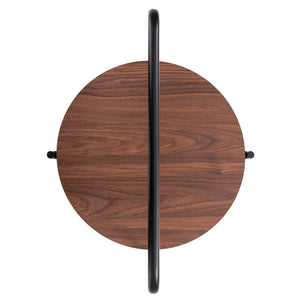 ΒΟΗΘΗΤΙΚΟ ΤΡΑΠΕΖΙ SYLO HM9618.02 MDF ΣΕ ΚΑΡΥΔΙ-ΜΑΥΡΟ ΜΕΤΑΛΛΟ Φ44x66Υεκ. - Pakobazaar