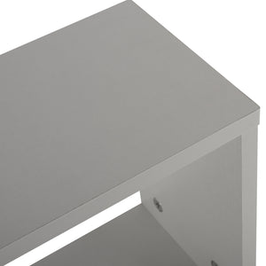 ΒΟΗΘΗΤΙΚΟ ΤΡΑΠΕΖΙ ΜΕ ΡΑΦΙΑ AMABELLA ΜΕΛΑΜΙΝΗ ΛΕΥΚΗ HM8956.13 45x17x52Yεκ. - Pakobazaar