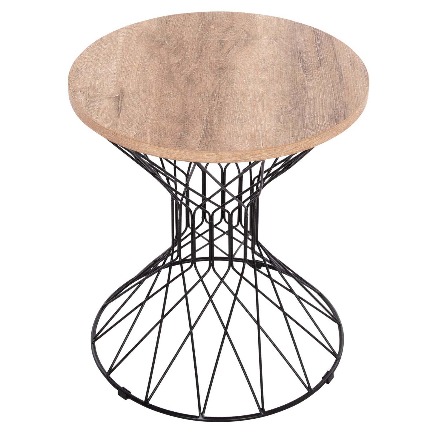 ΒΟΗΘΗΤΙΚΟ ΤΡΑΠΕΖΙ ΣΑΛΟΝΙΟΥ KEON HM18038.03 MDF TOP ΣΕ ΣΟΝΑΜΑ-ΜΕΤΑΛΛΟ Φ45x50Υεκ. - Pakobazaar