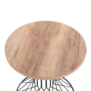 ΒΟΗΘΗΤΙΚΟ ΤΡΑΠΕΖΙ ΣΑΛΟΝΙΟΥ KEON HM18038.03 MDF TOP ΣΕ ΣΟΝΑΜΑ-ΜΕΤΑΛΛΟ Φ45x50Υεκ. - Pakobazaar