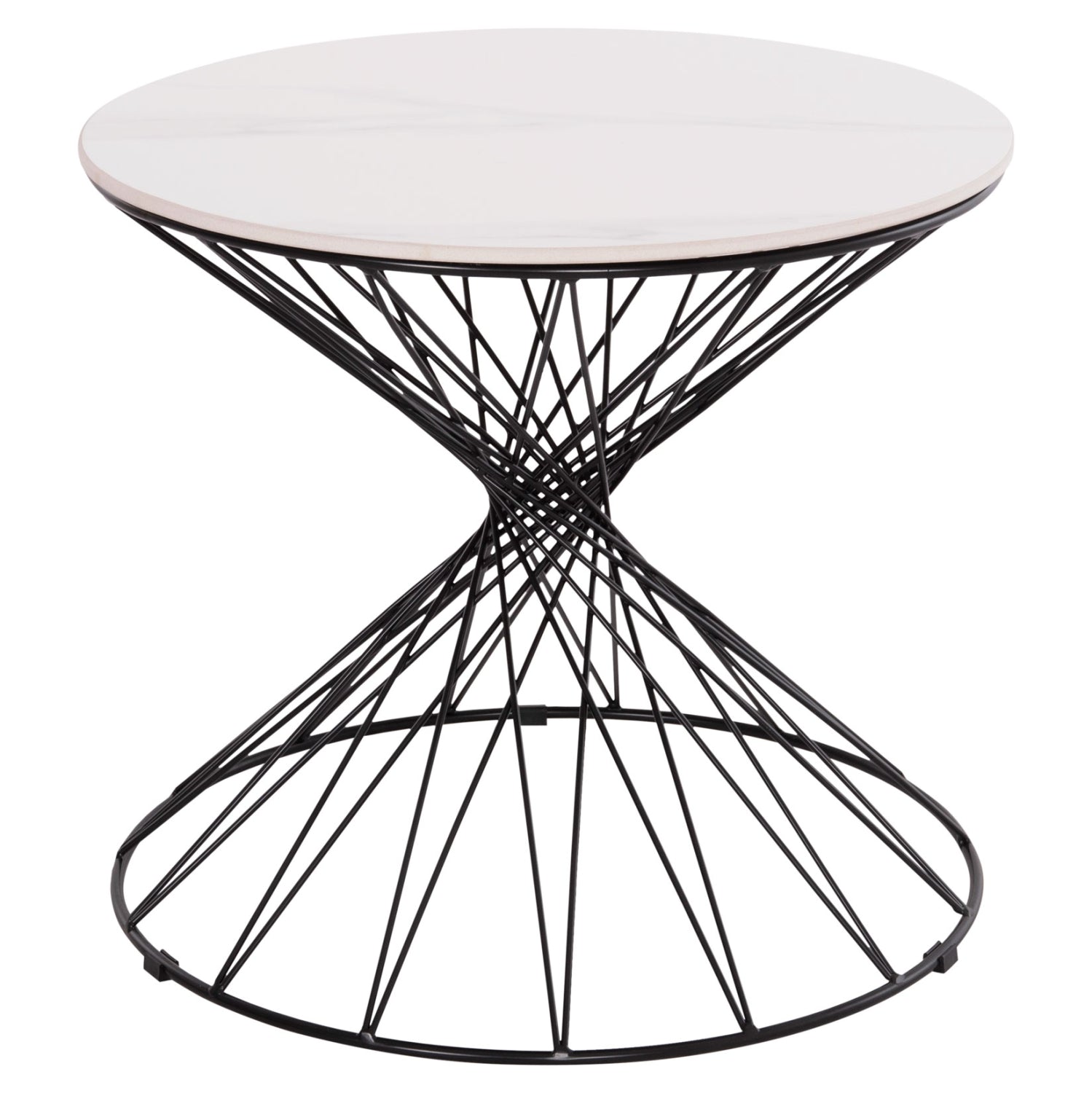 ΒΟΗΘΗΤΙΚΟ ΤΡΑΠΕΖΙ ΣΑΛΟΝΙΟΥ GRESAM HM18039.01 ΚΕΡΑΜΙΚΟ TOP-ΜΕΤΑΛΛΟ Φ50x44Υεκ. - Pakobazaar