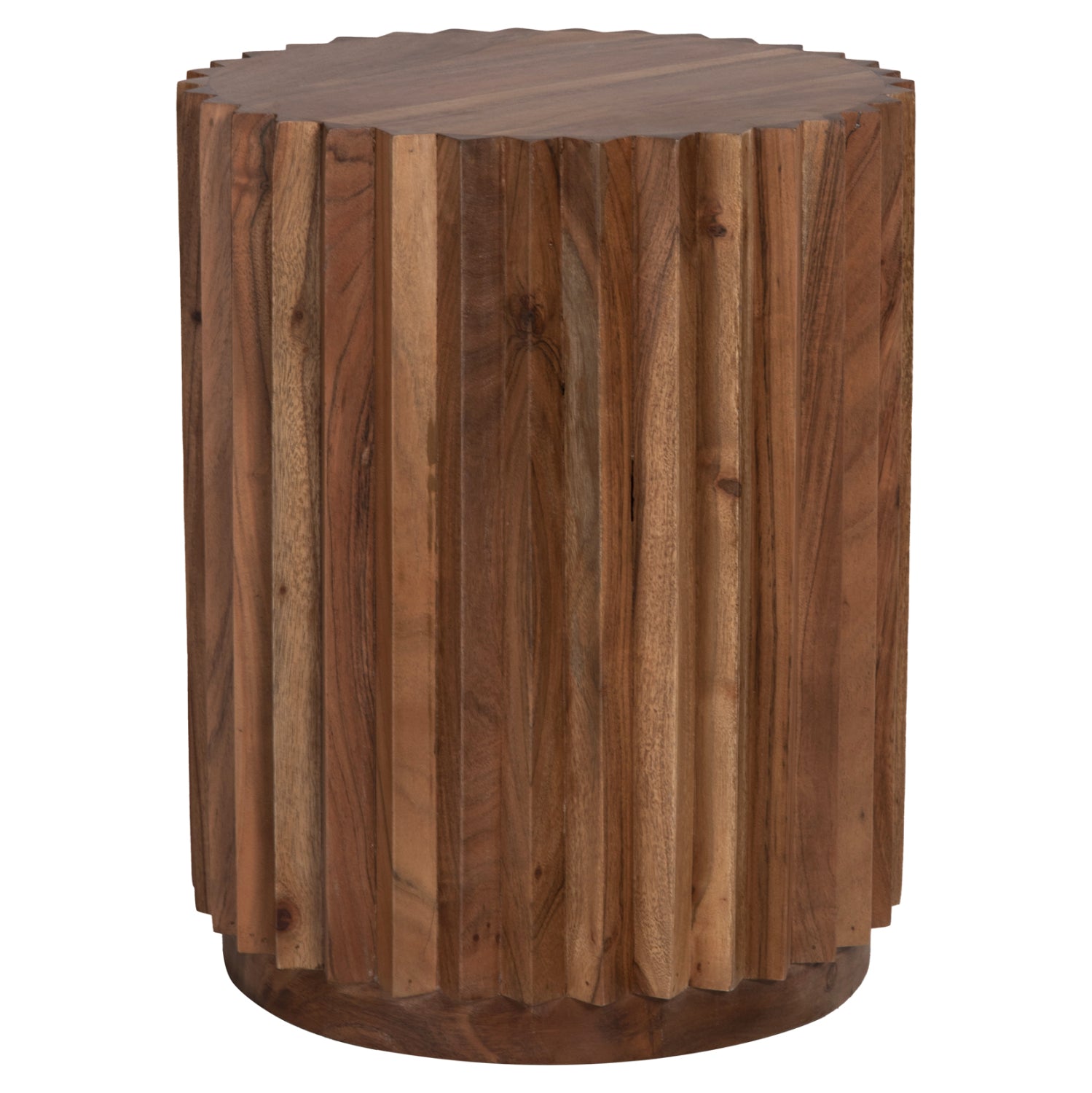 ΒΟΗΘΗΤΙΚΟ ΤΡΑΠΕΖΙ ΣΤΡΟΓΓΥΛΟ SEDGE HM9696 ΜΑΣΙΦ ΑΚΑΚΙΑ-ΦΥΣΙΚΟ ΧΡΩΜΑ Φ40x50Υεκ. - Pakobazaar