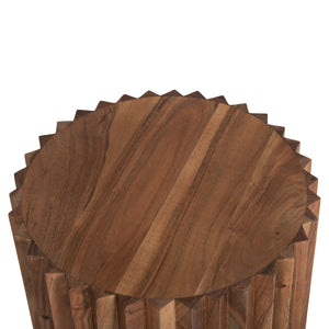 ΒΟΗΘΗΤΙΚΟ ΤΡΑΠΕΖΙ ΣΤΡΟΓΓΥΛΟ SEDGE HM9696 ΜΑΣΙΦ ΑΚΑΚΙΑ-ΦΥΣΙΚΟ ΧΡΩΜΑ Φ40x50Υεκ. - Pakobazaar