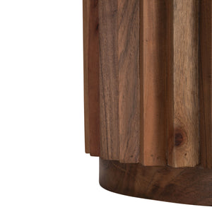 ΒΟΗΘΗΤΙΚΟ ΤΡΑΠΕΖΙ ΣΤΡΟΓΓΥΛΟ SEDGE HM9696 ΜΑΣΙΦ ΑΚΑΚΙΑ-ΦΥΣΙΚΟ ΧΡΩΜΑ Φ40x50Υεκ. - Pakobazaar