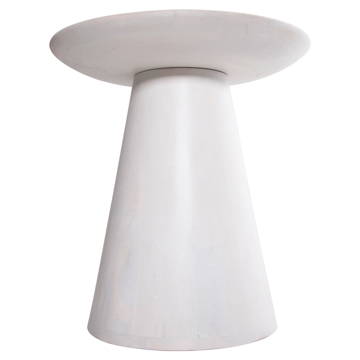 ΒΟΗΘΗΤΙΚΟ ΤΡΑΠΕΖΙ ΣΤΡΟΓΓΥΛΟ ROSS HM9708 ΜΑΣΙΦ ΞΥΛΟ MANGO ΣΕ ΛΕΥΚΟ Φ45x48Υεκ. - Pakobazaar