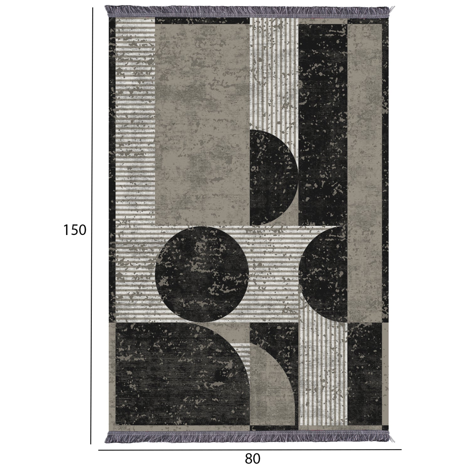 ΧΑΛΙ ΣΑΛΟΝΙΟΥ ΜΕ ΚΡΟΣΙΑ JOSIANE ΠΟΛΥΧΡΩΜΟ HM7676.46 80Χ150εκ. - Pakobazaar