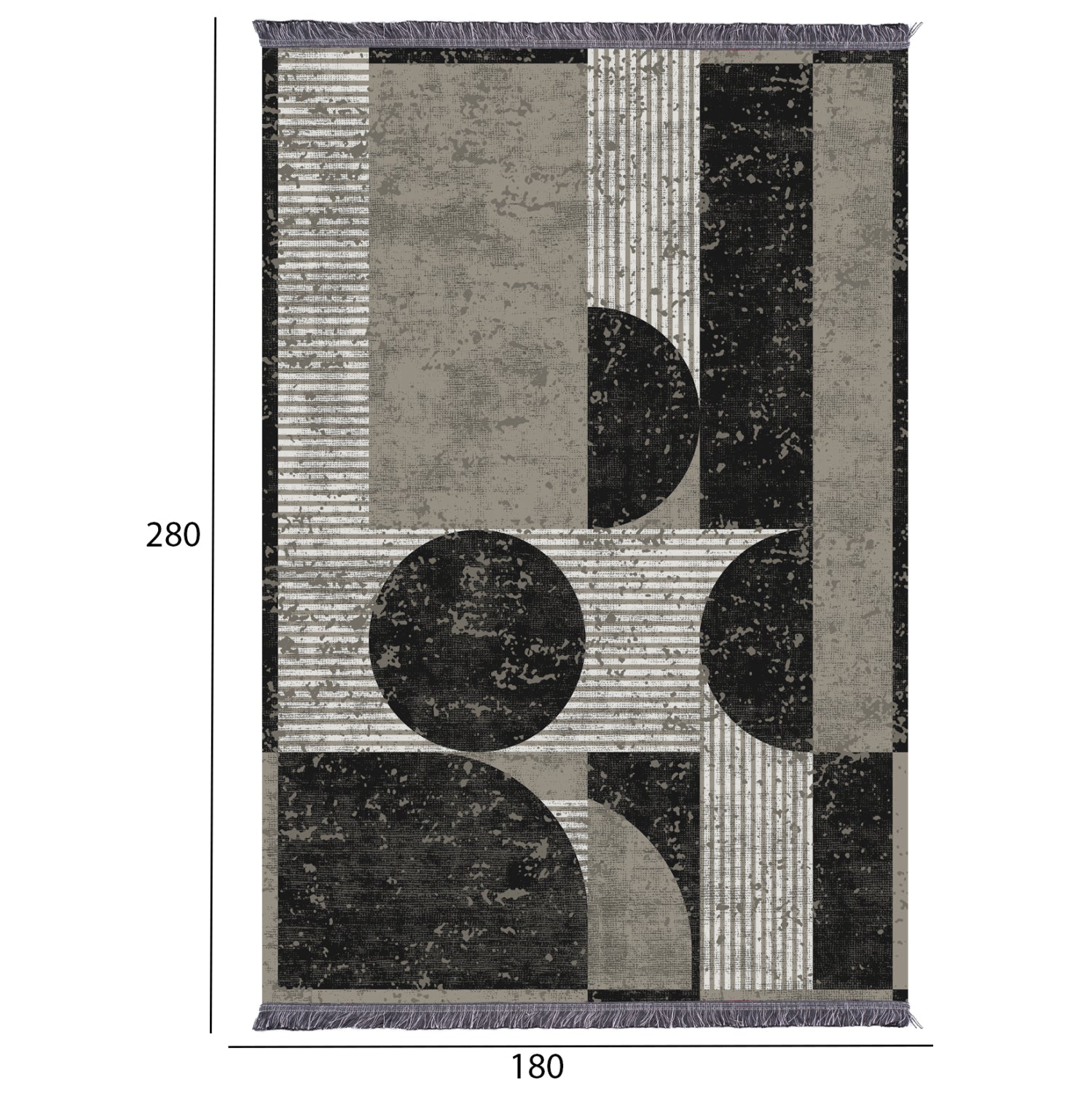 ΧΑΛΙ ΣΑΛΟΝΙΟΥ ΜΕ ΚΡΟΣΙΑ JOSIANE ΠΟΛΥΧΡΩΜΟ HM7723.46 180X280 εκ. - Pakobazaar