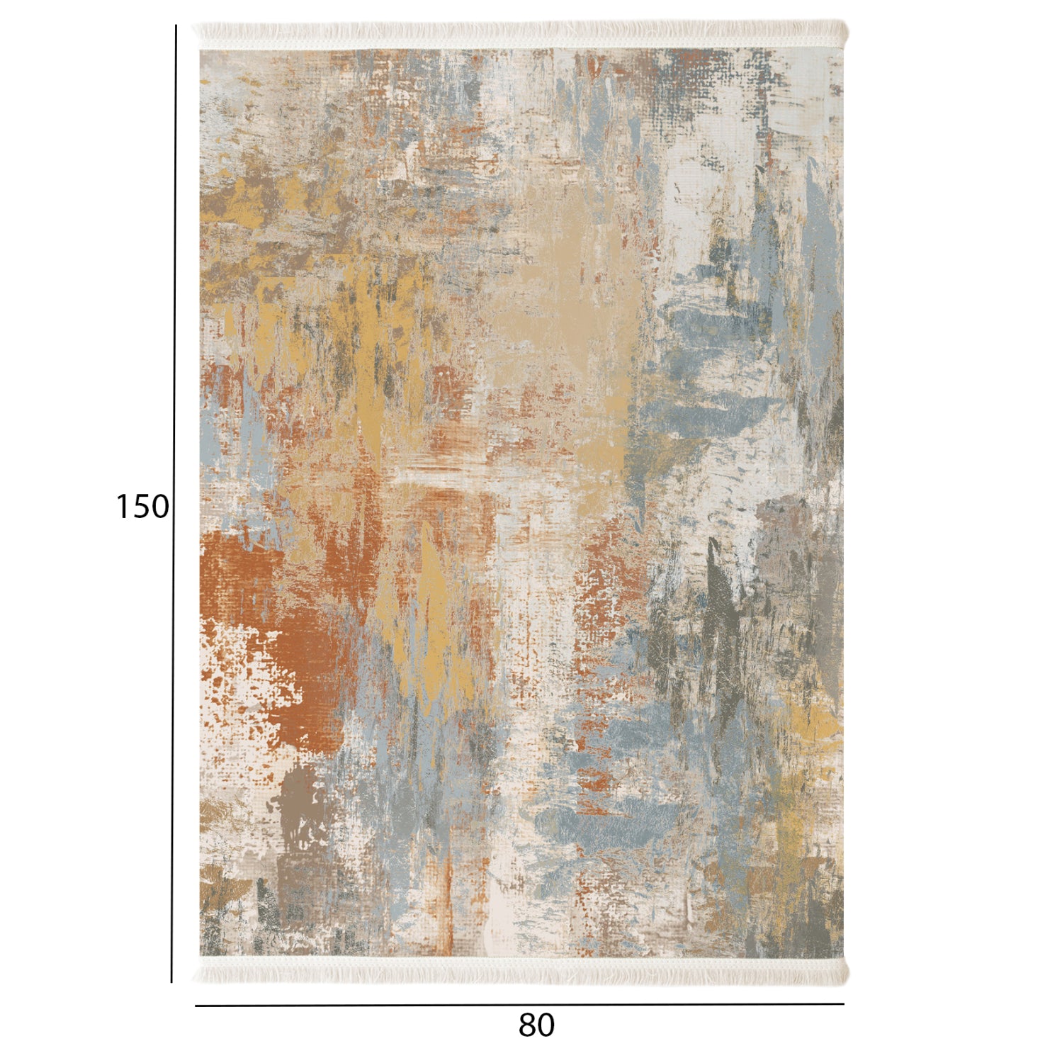 ΧΑΛΙ ΣΑΛΟΝΙΟΥ JOSIANE ΠΟΛΥΧΡΩΜΟ HM7676.14 80X150εκ. - Pakobazaar