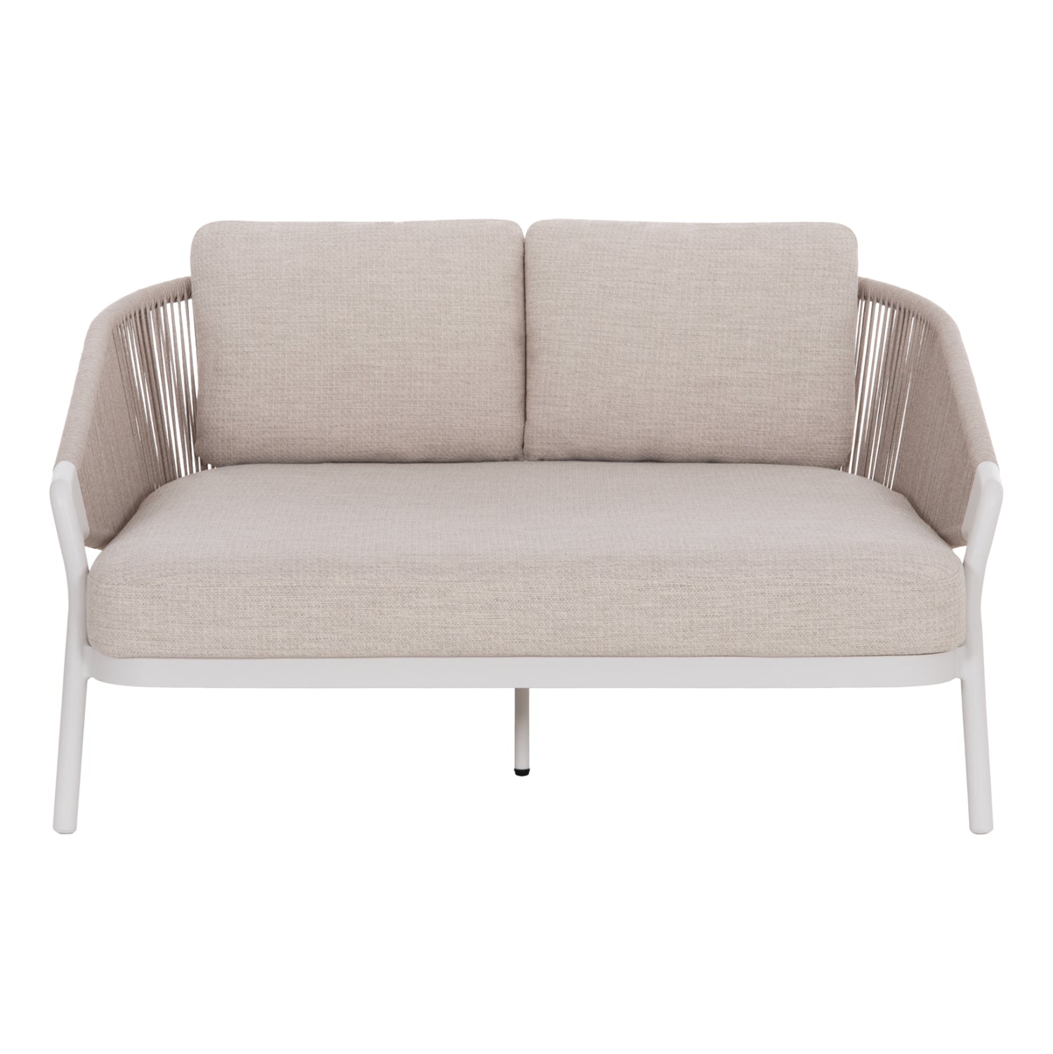 DAYBED ΣΕΙΡΑ XANTION HM6474.02 ΛΕΥΚΟ ΑΛΟΥΜΙΝΙΟ--ΣΧΟΙΝΙ--OLEFIN 157x147x88Υεκ - Pakobazaar