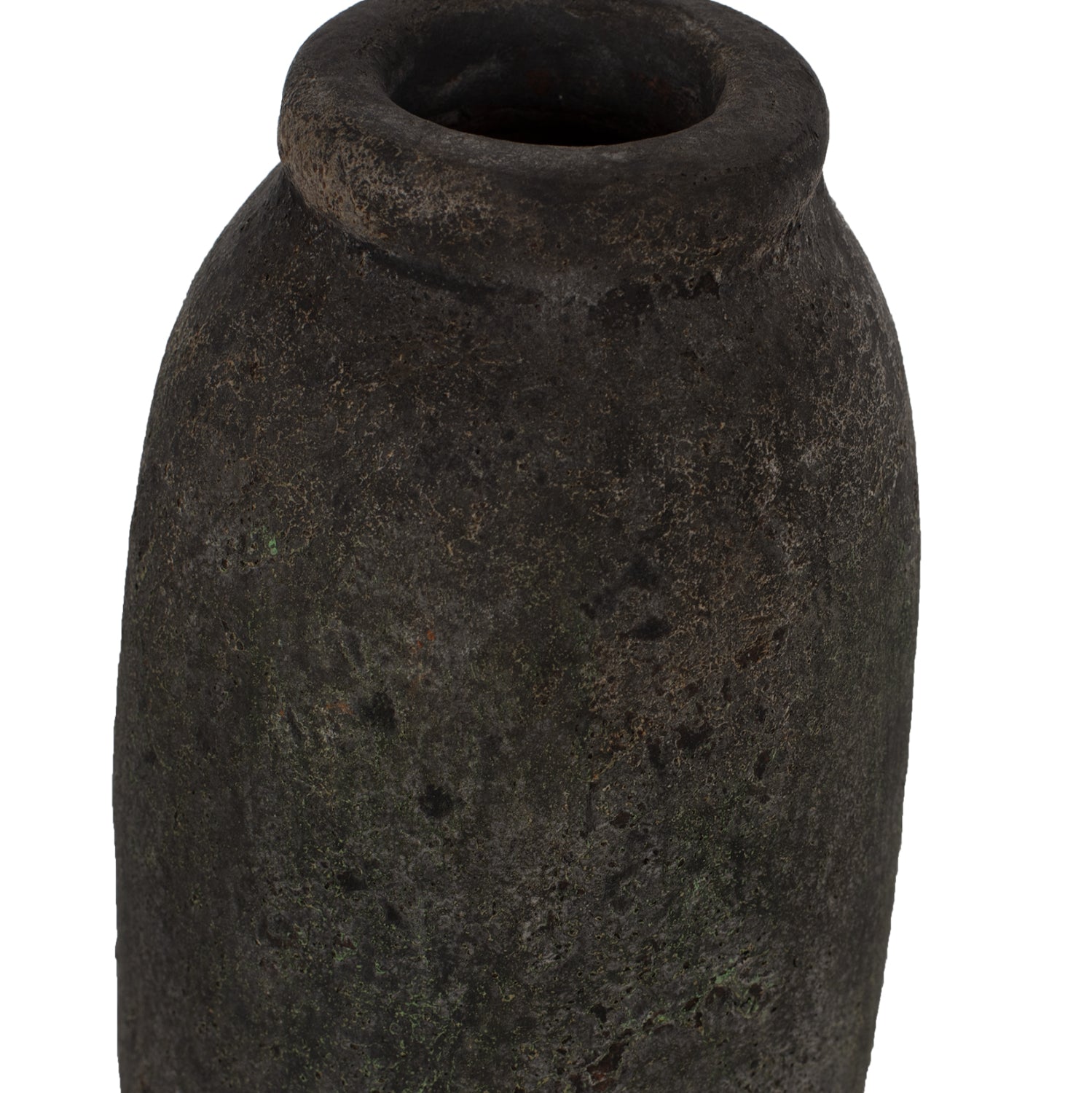 ΔΙΑΚΟΣΜΗΤΙΚA ΒΑΖA ΑΠΟ TERRACOTTA ΑΝΘΡΑΚΙ HM7711 - Pakobazaar