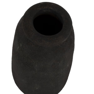 ΔΙΑΚΟΣΜΗΤΙΚA ΒΑΖA ΑΠΟ TERRACOTTA ΑΝΘΡΑΚΙ HM7711 - Pakobazaar