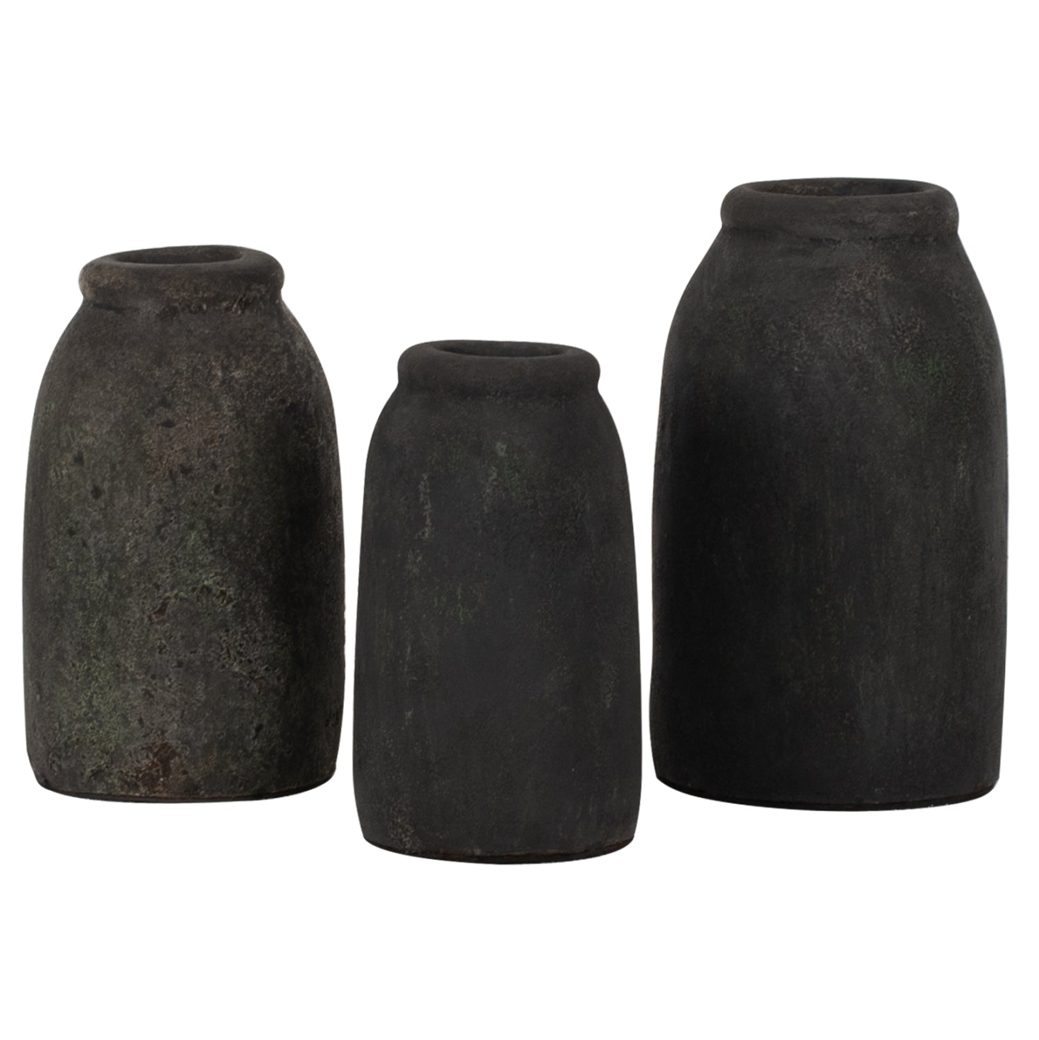 ΔΙΑΚΟΣΜΗΤΙΚA ΒΑΖA ΑΠΟ TERRACOTTA ΑΝΘΡΑΚΙ HM7711 - Pakobazaar