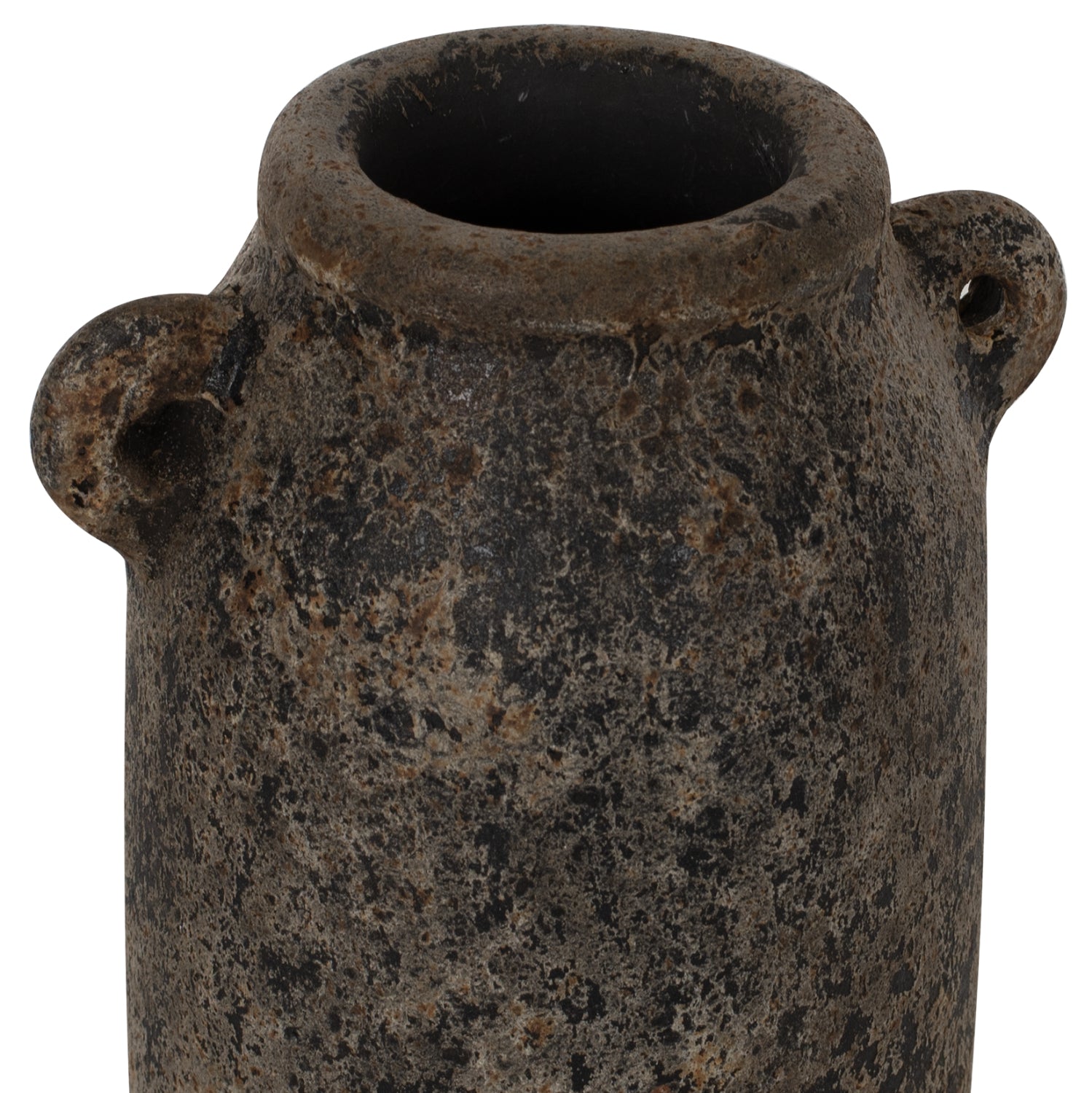 ΔΙΑΚΟΣΜΗΤΙΚA ΒΑΖA ΑΠΟ TERRACOTTA ΓΚΡΙ HM7710 - Pakobazaar