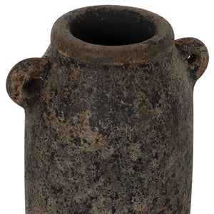 ΔΙΑΚΟΣΜΗΤΙΚA ΒΑΖA ΑΠΟ TERRACOTTA ΓΚΡΙ HM7710 - Pakobazaar