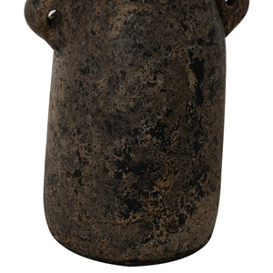 ΔΙΑΚΟΣΜΗΤΙΚA ΒΑΖA ΑΠΟ TERRACOTTA ΓΚΡΙ HM7710 - Pakobazaar
