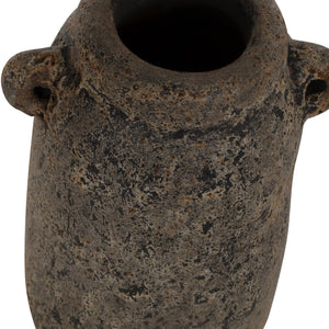 ΔΙΑΚΟΣΜΗΤΙΚA ΒΑΖA ΑΠΟ TERRACOTTA ΓΚΡΙ HM7710 - Pakobazaar