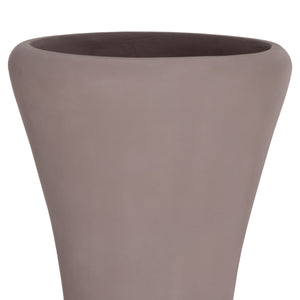 ΔΙΑΚΟΣΜΗΤΙΚΟ ΒΑΖΟ ΔΑΠΕΔΟΥ NEBULA HM4660.05L FIBER CEMENT TAUPE--ΞΥΛΟ ΤΕΑΚ Φ45x172Υεκ