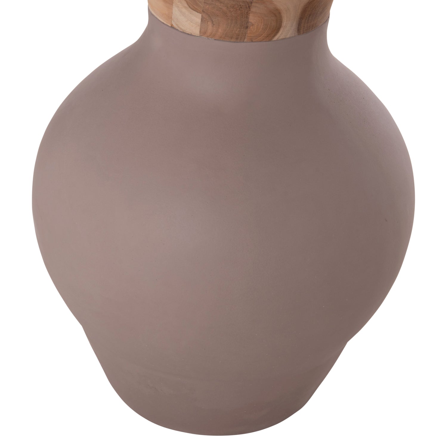 ΔΙΑΚΟΣΜΗΤΙΚΟ ΒΑΖΟ ΔΑΠΕΔΟΥ NEBULA HM4660.05M FIBER CEMENT TAUPE--ΞΥΛΟ ΤΕΑΚ Φ45x148Υεκ - Pakobazaar