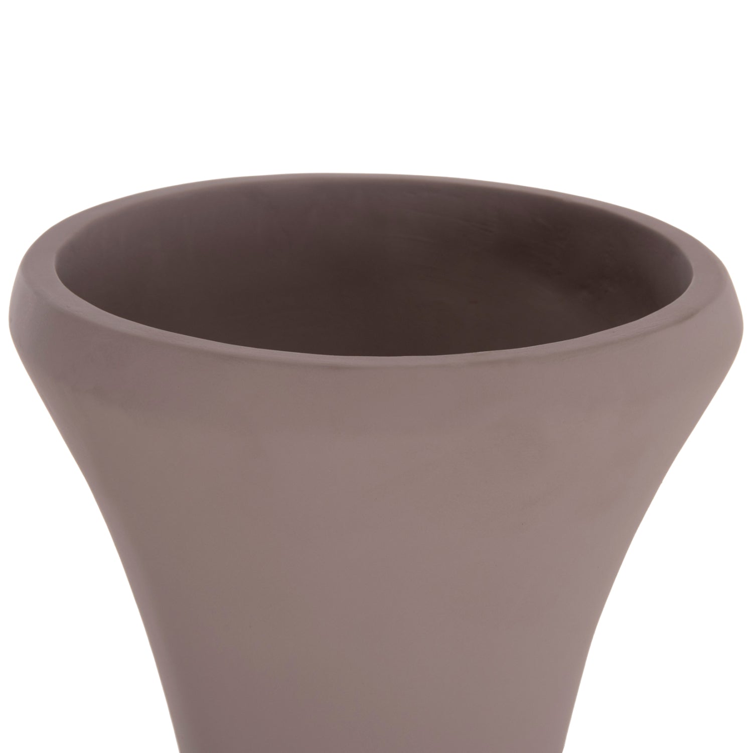 ΔΙΑΚΟΣΜΗΤΙΚΟ ΒΑΖΟ ΔΑΠΕΔΟΥ NEBULA HM4660.05S FIBER CEMENT TAUPE--ΞΥΛΟ ΤΕΑΚ Φ45x115Υεκ - Pakobazaar
