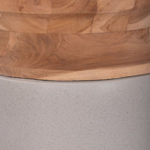 ΔΙΑΚΟΣΜΗΤΙΚΟ ΒΑΖΟ ΔΑΠΕΔΟΥ LINTER HM4662.03S FIBER CEMENT ΓΚΡΙ--ΞΥΛΟ ΤΕΑΚ Φ34x60Υεκ.
