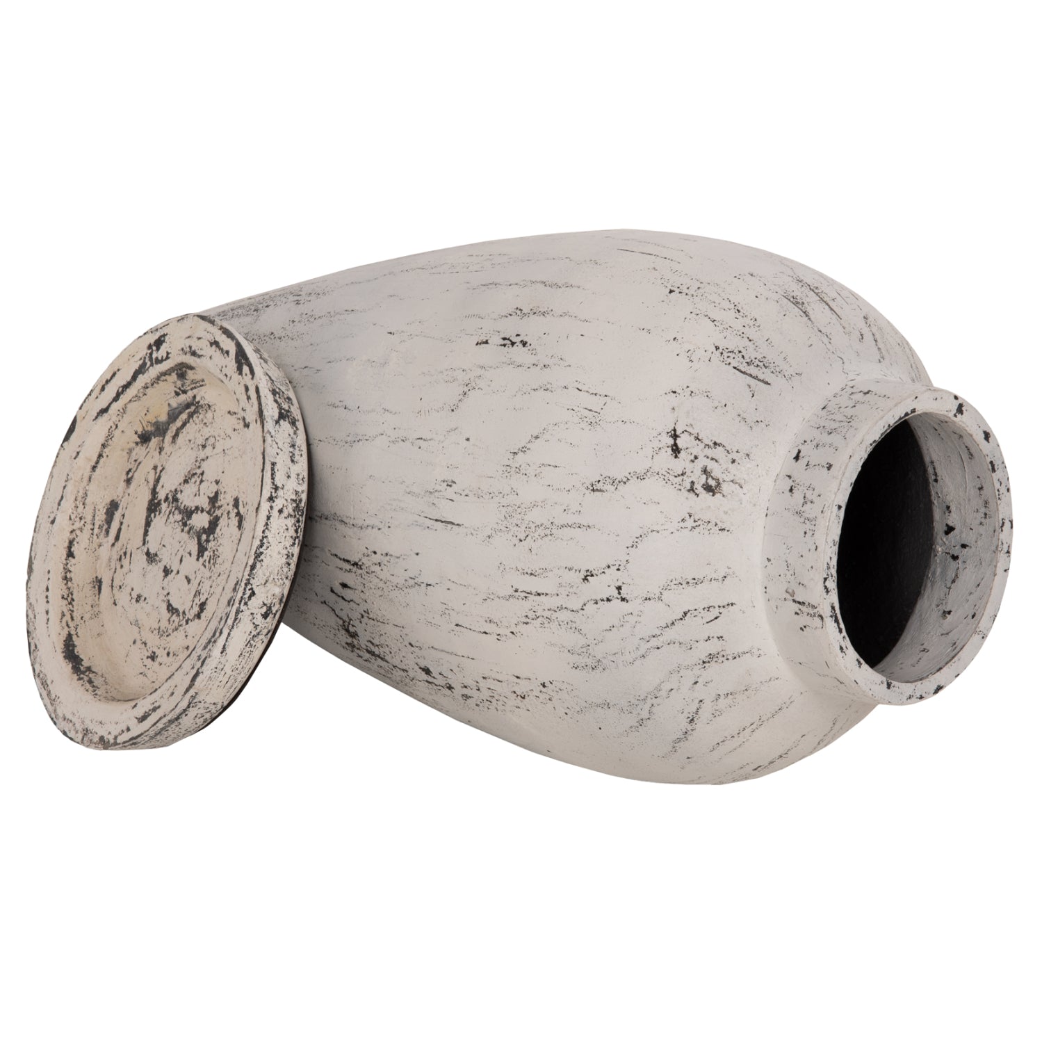 ΔΙΑΚΟΣΜΗΤΙΚΟ ΒΑΖΟ ΔΑΠΕΔΟΥ ΜΕ ΒΑΣΗ-ΠΙΑΤΑΚΙ LAUREL HM7938 ΤΕΡΑΚΟΤΑ- ΛΕΥΚΗ ΠΑΤΙΝΑ Φ40x80Yεκ. - Pakobazaar