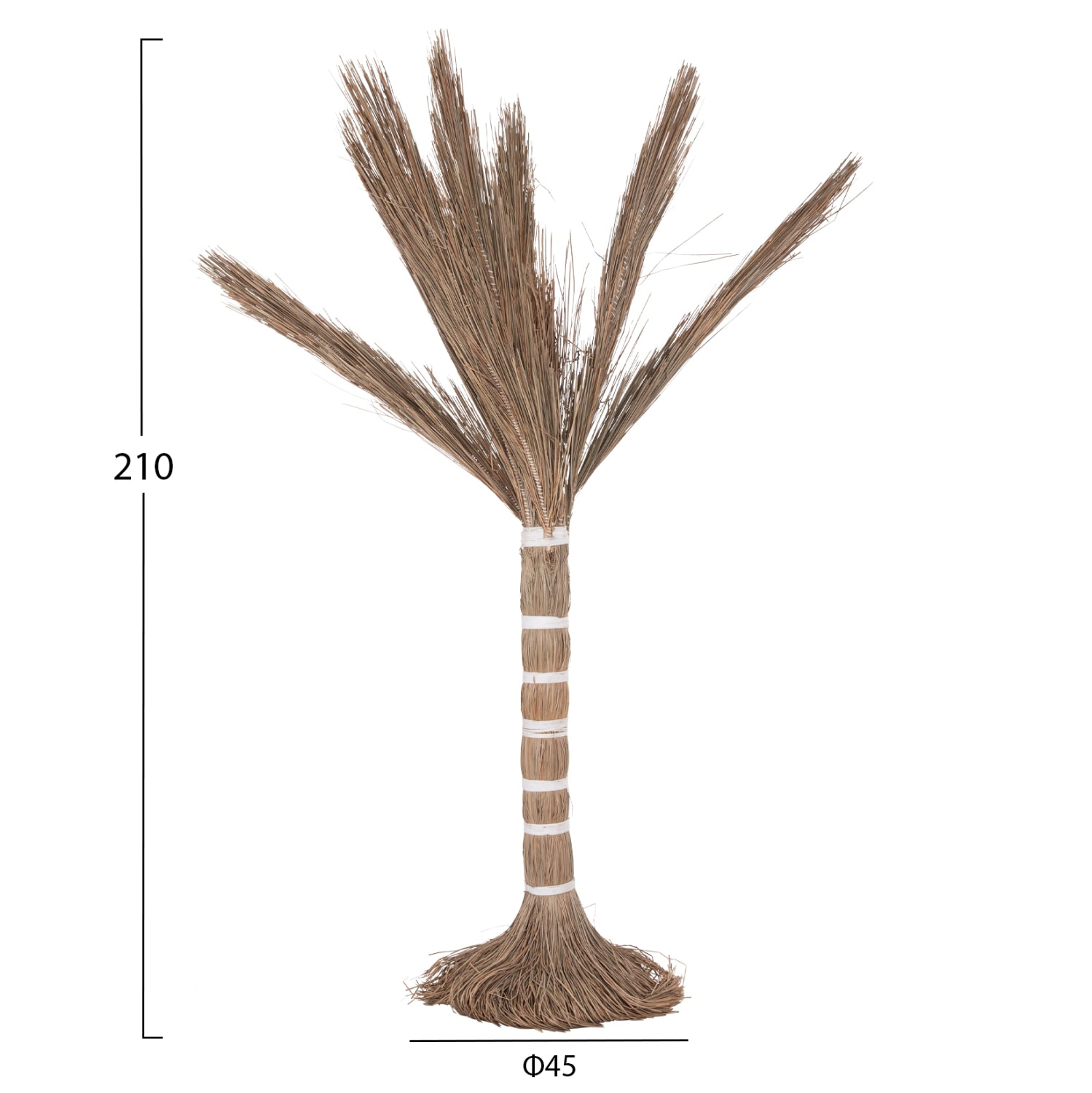 ΔΙΑΚΟΣΜΗΤΙΚΟ ΔΕΝΤΡΟ TROPIC HM4325 τ.ΦΟΙΝΙΚΑ ΑΠΟ MENDONG GRASS 210Yεκ. - Pakobazaar