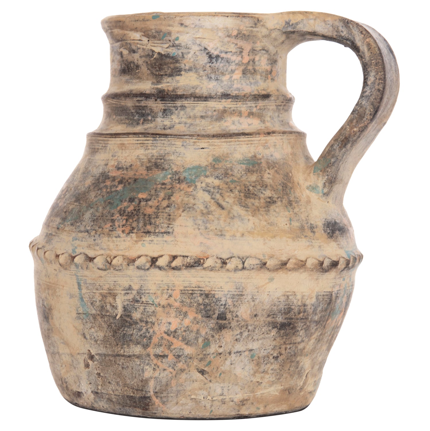 ΔΙΑΚΟΣΜΗΤΙΚΟ ΕΠΙΤΡΑΠΕΖΙΟ ΒΑΖΟ VERMO HM4397 ΤΕΡΑΚΟΤΑ ΣΕ ΚΡΕΜ Φ20x20.5Υεκ. - Pakobazaar