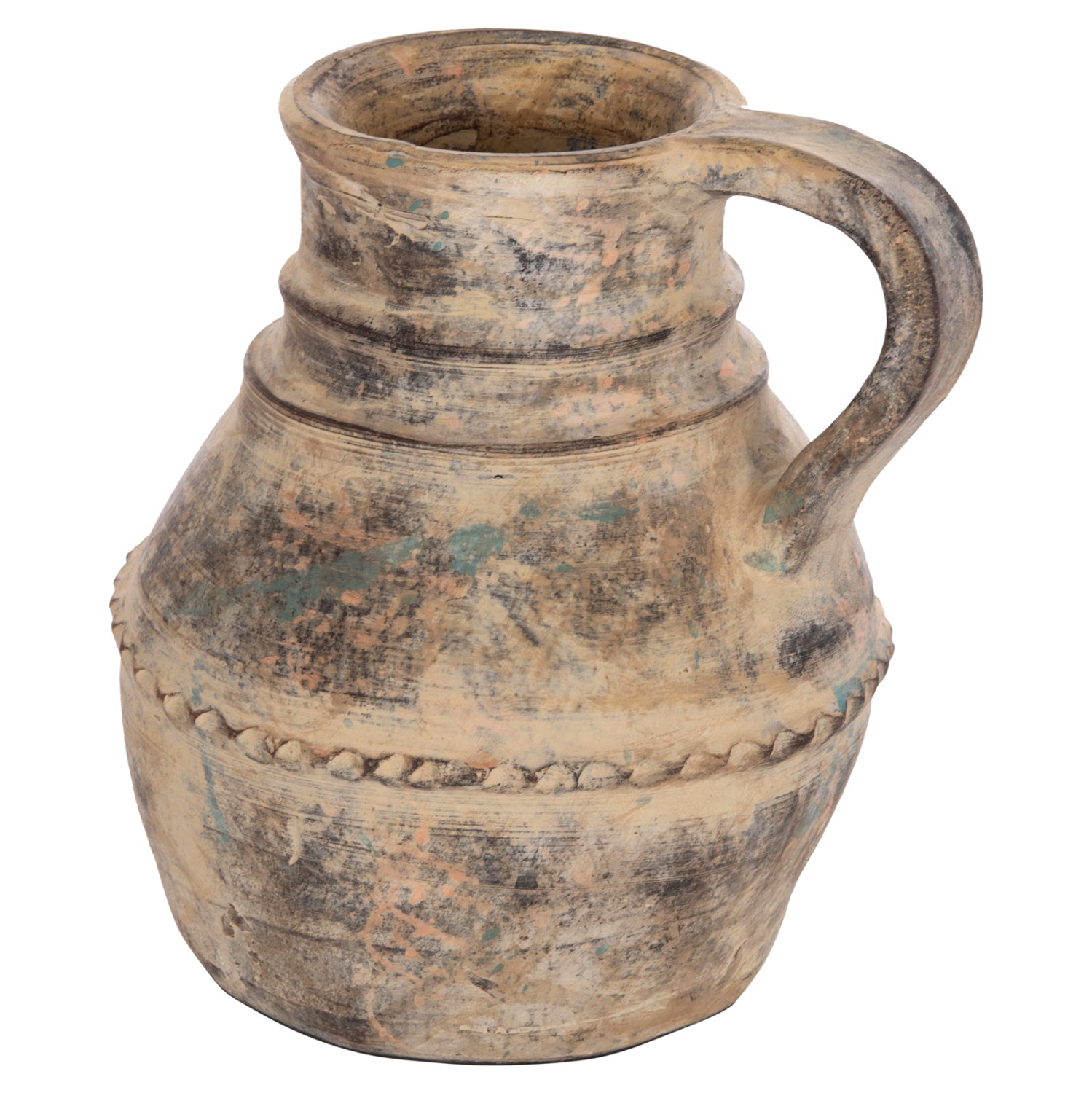 ΔΙΑΚΟΣΜΗΤΙΚΟ ΕΠΙΤΡΑΠΕΖΙΟ ΒΑΖΟ VERMO HM4397 ΤΕΡΑΚΟΤΑ ΣΕ ΚΡΕΜ Φ20x20.5Υεκ. - Pakobazaar