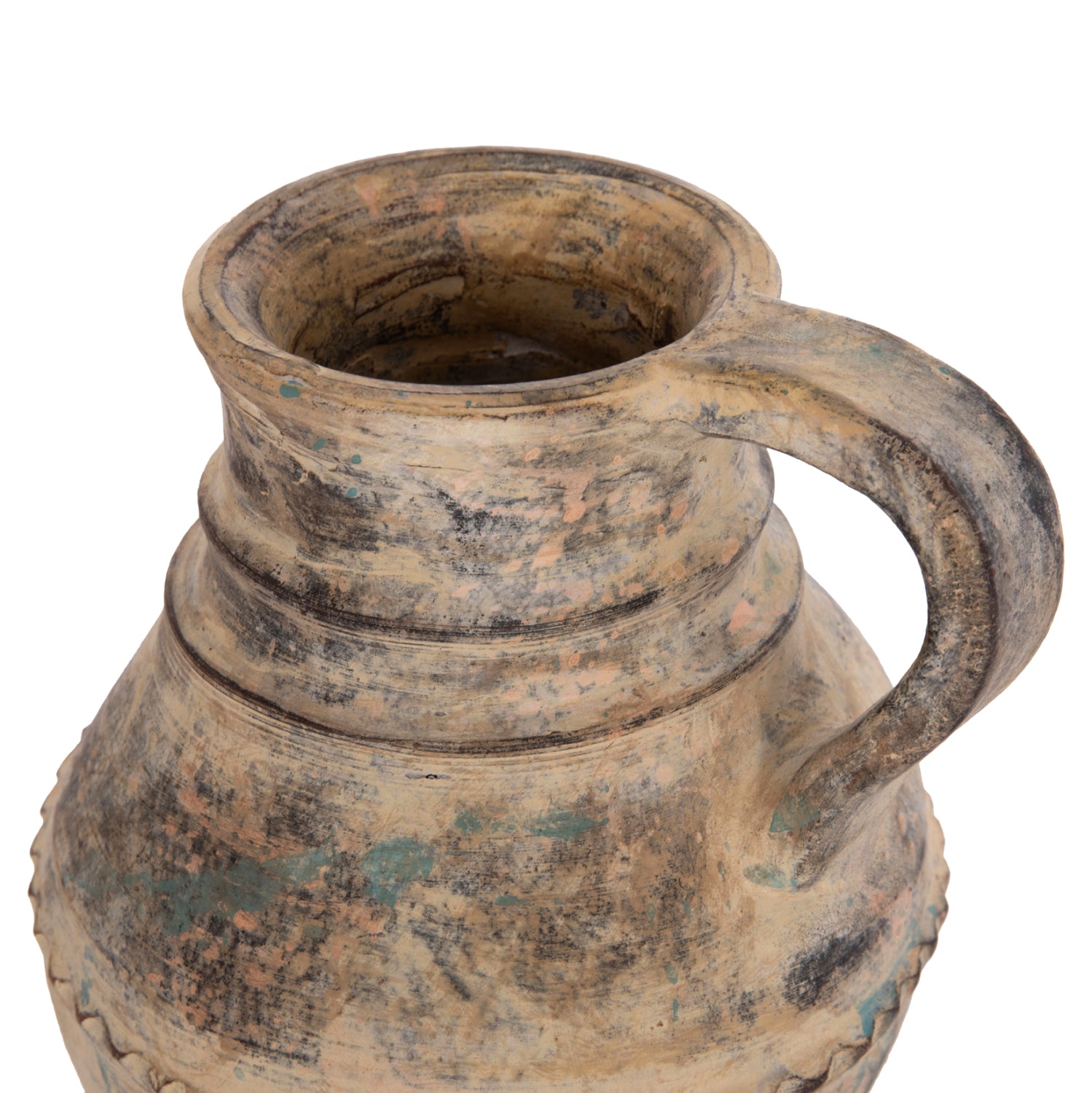 ΔΙΑΚΟΣΜΗΤΙΚΟ ΕΠΙΤΡΑΠΕΖΙΟ ΒΑΖΟ VERMO HM4397 ΤΕΡΑΚΟΤΑ ΣΕ ΚΡΕΜ Φ20x20.5Υεκ. - Pakobazaar