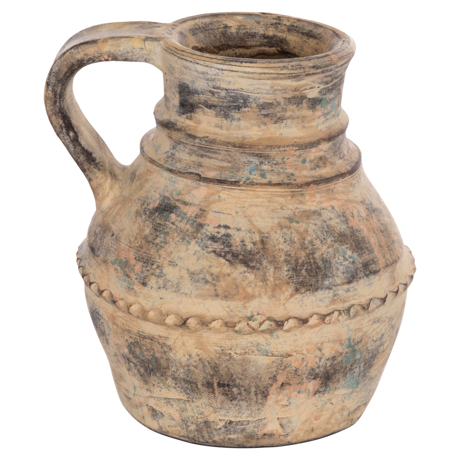 ΔΙΑΚΟΣΜΗΤΙΚΟ ΕΠΙΤΡΑΠΕΖΙΟ ΒΑΖΟ VERMO HM4397 ΤΕΡΑΚΟΤΑ ΣΕ ΚΡΕΜ Φ20x20.5Υεκ. - Pakobazaar