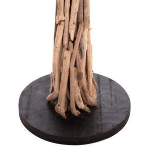 ΔΙΑΚΟΣΜΗΤΙΚΟ ΦΩΤΙΣΤΙΚΟ ΔΑΠΕΔΟΥ ALTAR HM4433 DRIFTWOOD--ΛΕΥΚΟ PVC Φ45x142Υεκ. - Pakobazaar