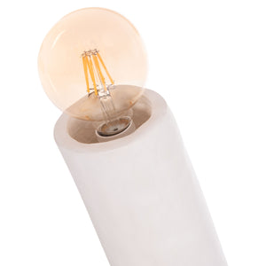ΔΙΑΚΟΣΜΗΤΙΚΟ ΦΩΤΙΣΤΙΚΟ ΔΑΠΕΔΟΥ TUSKEN HM4702.02 FIBER CEMENT-ΛΕΥΚΟ 50x43x145Υεκ - Pakobazaar