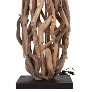 ΔΙΑΚΟΣΜΗΤΙΚΟ ΦΩΤΙΣΤΙΚΟ ΔΑΠΕΔΟΥ ALTAR HM4872 DRIFTWOOD--ΛΕΥΚΟ PVC Φ44.5x167Υεκ. - Pakobazaar