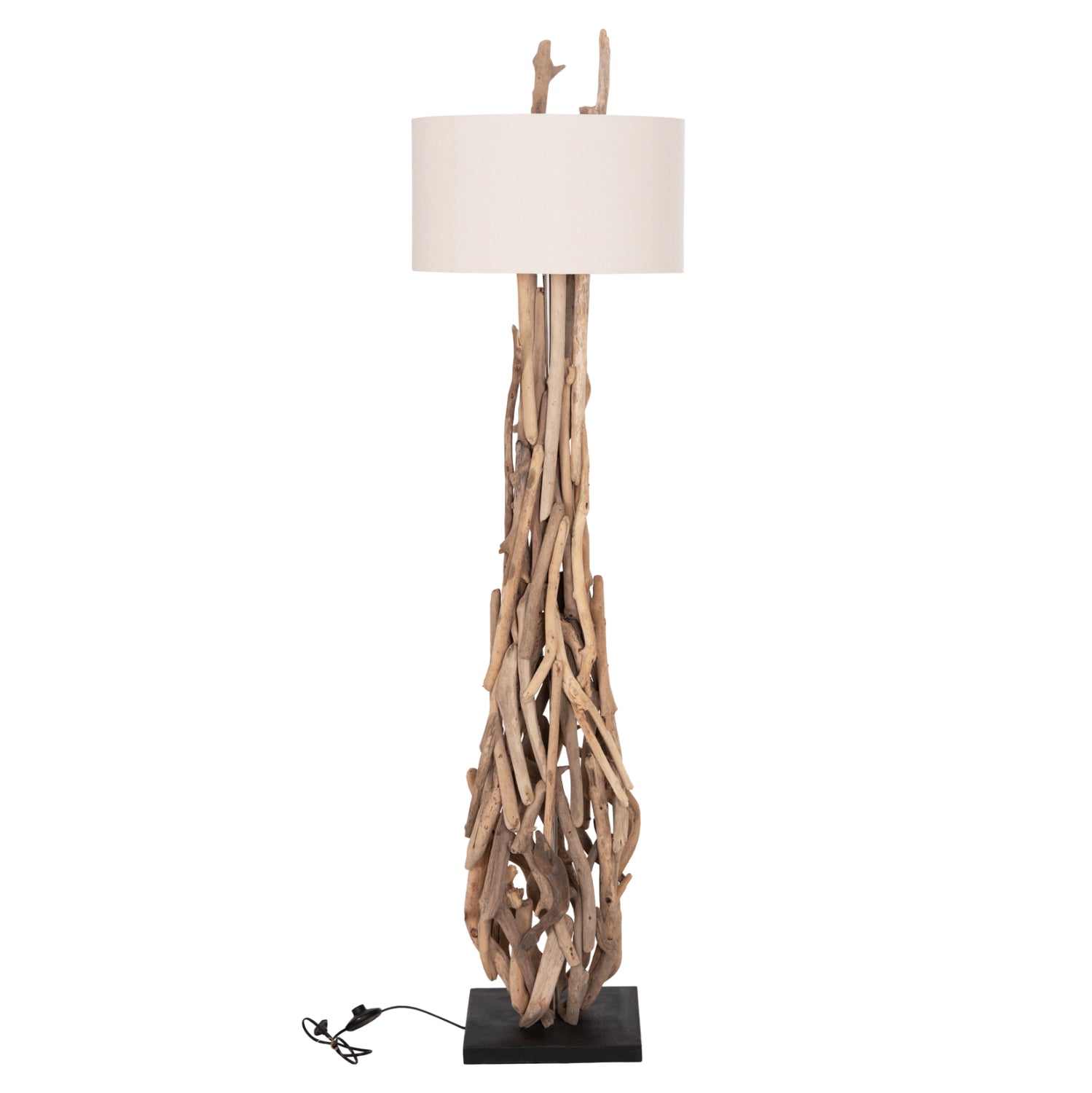 ΔΙΑΚΟΣΜΗΤΙΚΟ ΦΩΤΙΣΤΙΚΟ ΔΑΠΕΔΟΥ ALTAR HM4872 DRIFTWOOD--ΛΕΥΚΟ PVC Φ44.5x167Υεκ. - Pakobazaar