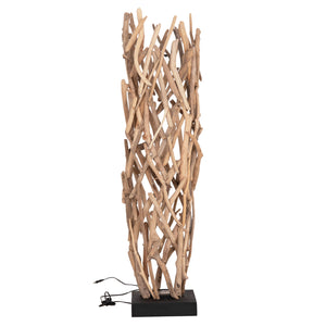 ΔΙΑΚΟΣΜΗΤΙΚΟ ΦΩΤΙΣΤΙΚΟ ΔΑΠΕΔΟΥ VEKNA HM4877 DRIFTWOOD ΣΕ ΦΥΣΙΚΟ 30x30x140Υεκ. - Pakobazaar
