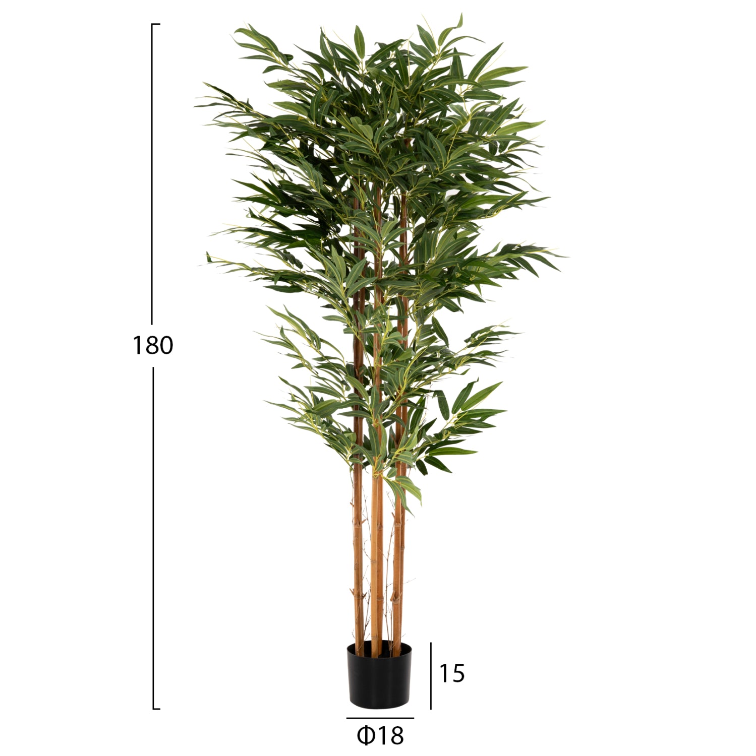 ΔΙΑΚΟΣΜΗΤΙΚΟ ΣΥΝΘΕΤΙΚΟ ΦΥΤΟ HM4004 BAMBOO ΣΕ ΓΛΑΣΤΡΑ 180Υεκ. - Pakobazaar