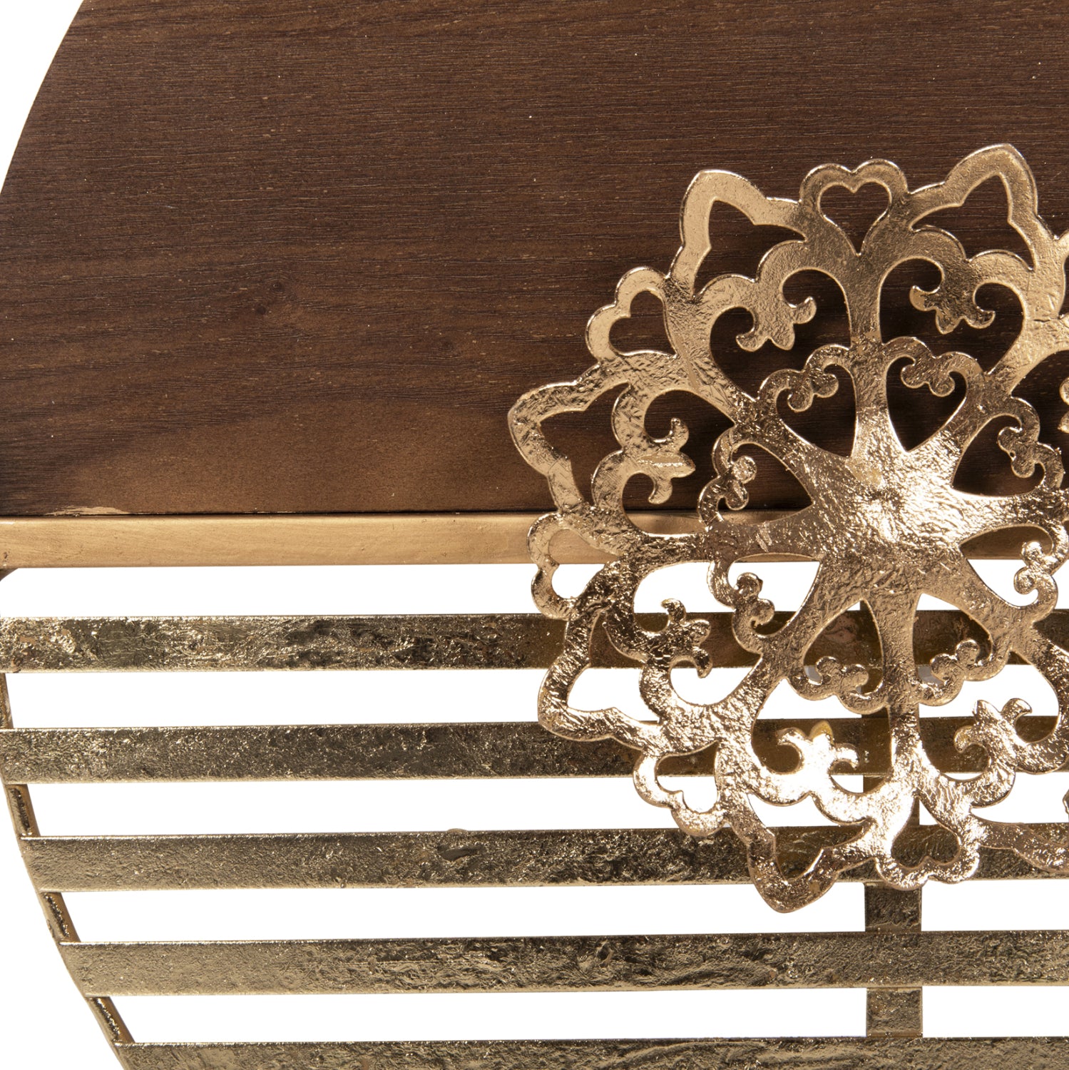 ΔΙΑΚΟΣΜΗΤΙΚΟ ΤΟΙΧΟΥ HM4210 ΜΕΤΑΛΛΟ ΣΕ ΚΑΦΕ-ΧΡΥΣΟ 125x39Y εκ. - Pakobazaar